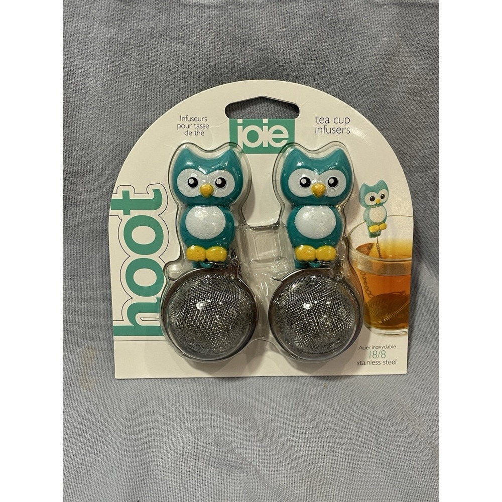 NEW‎ MSC International Joie Tea Cup Infusers 18/8 Stainless Steel - Hoot Owl